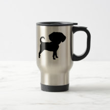 Lustiger niedlicher großer HauptPuggle Hund Kaffeehaferl