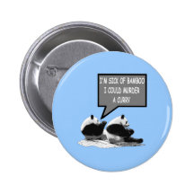 Lustiger Panda Anstecknadel
