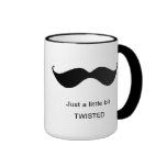 Lustiger Schnurrbart - gerade ein wenig verdreht Kaffeetasse