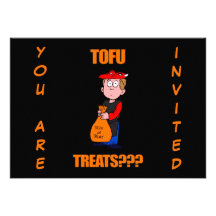 Lustiger Trick oder Leckerei Halloween Personalisierte Einladung