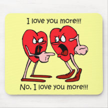 Lustiger Valentinstag Mousepads