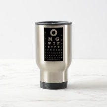 Lustiges Augen-Diagramm Kaffeehaferl