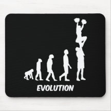 Lustiges cheerleading mousepads