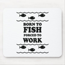Lustiges Fischen Mousepad