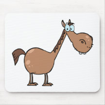 Lustiges Pferd Mousepads