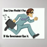 Lustiges politisches Plakat