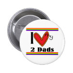 Luv I mes 2 papas Badge Avec Épingle