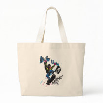 Luvin Livin Snowboarder-grafische Strand-Art-Tasch