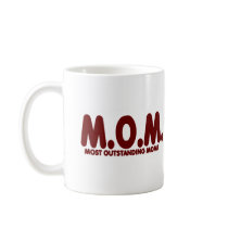 M.O.M. - Die meiste hervorragende Mamma! Kaffeetas
