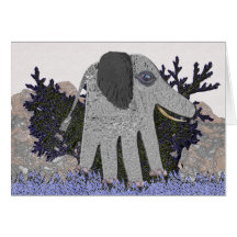 Ma carte de note d'éléphant de bébé