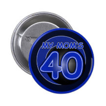 Ma maman 40 et bleu badge