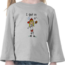 Mädchen-Baseball erhielt ich ihm T-Shirts und Gesc