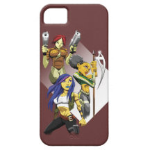 Mädchen-Krieger iphone 5 Fall iPhone 5 Schutzhülle