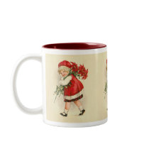 Mädchen mit WeihnachtsBlumen