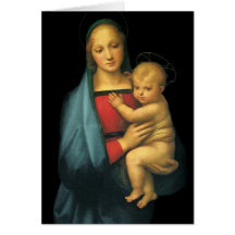 Madonna et enfant, Madonna del Granduca par Raphae Cartes De Vœux