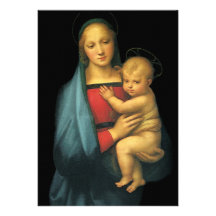 Madonna et enfant, Madonna del Granduca par Raphae Faire-part Personnalisé