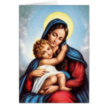 Madonna und Kinderkarte