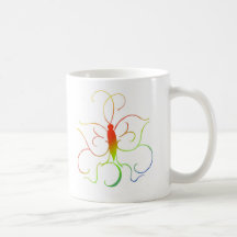 Magischer Schmetterling Tee Tasse