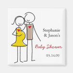 Magnet mixte neutre de baby shower de genre magnets