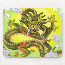Mail de chance de dragon tapis de souris