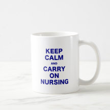 Maintenez calme et continuez des soins tasse à café
