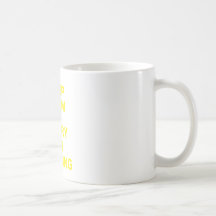 Maintenez calme et continuez la danse tasse à café