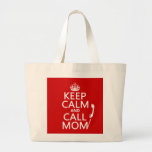 Maintenez maman calme et d'appel - toutes les coul sacs fourre-tout
