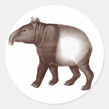 Malaiischer Tapir/asiatischer Tapir - Aufkleber