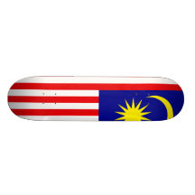 Malaysia-Flagge Skateboardbretter