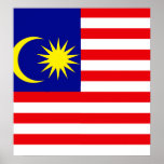 Malaysia-Qualitäts-Flagge Poster