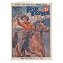 Mâle Taylor - comique occidental de dixième de dol Cartes De Vœux