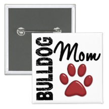 Maman 2 de bouledogue pin's