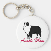 Maman australienne de berger porte-clé