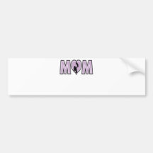 Maman avec le bébé adhésifs pour voiture