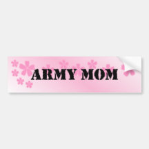 Maman d'armée rose-foncé adhésifs pour voiture