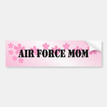 Maman de l'Armée de l'Air pâle - ketmie rose Adhésifs Pour Voiture