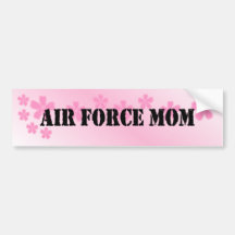Maman de l'Armée de l'Air rose-foncé Autocollants Pour Voiture