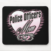 Maman de policiers tapis de souris