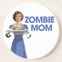 Maman de zombi dessous de verre