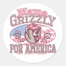 Maman Grizzly pour l'Amérique Adhésif