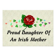 Maman irlandaise invitations