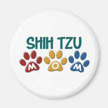 Mamma-Tatzen-Druck 1 SHIH TZU Magnete