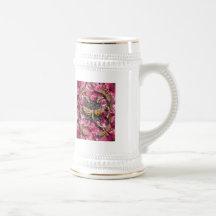 Mandala rose tasse à café