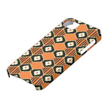 Mandarine-böhmischer Streifen kaum There™ Fall Etui Fürs iPhone 5