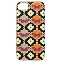 Mandarine-u. Flieder-Schmetterlinge kaum There™ Fa iPhone 5 Schutzhüllen