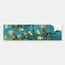 Mandelbaum-Vintage feine Kunst Van Gogh blühende Auto Aufkleber