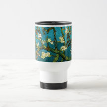 Mandelbaum-Vintage feine Kunst Van Gogh blühende Kaffee Tasse