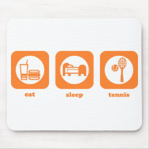 Mangez. Sommeil. Tennis. Mousepad Tapis De Souris