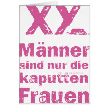 Männer, die kaputten Frauen Karten