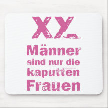 Männer, die kaputten Frauen Mauspad